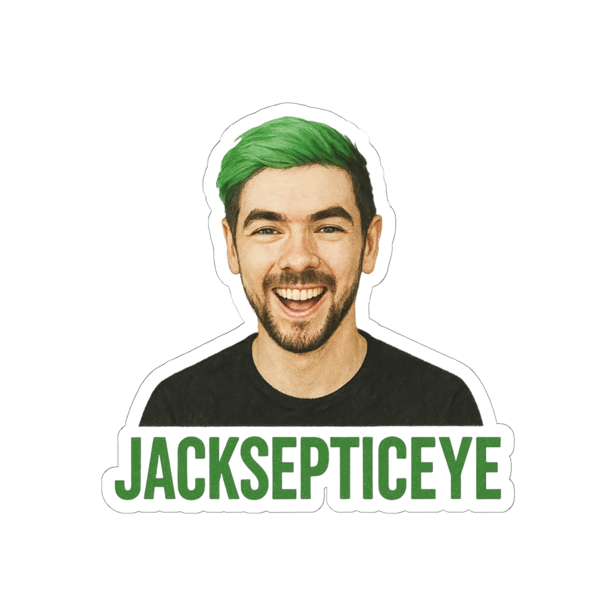 Jacksepticeye Portrait Sticker | Bold Fan Vinyl Decal