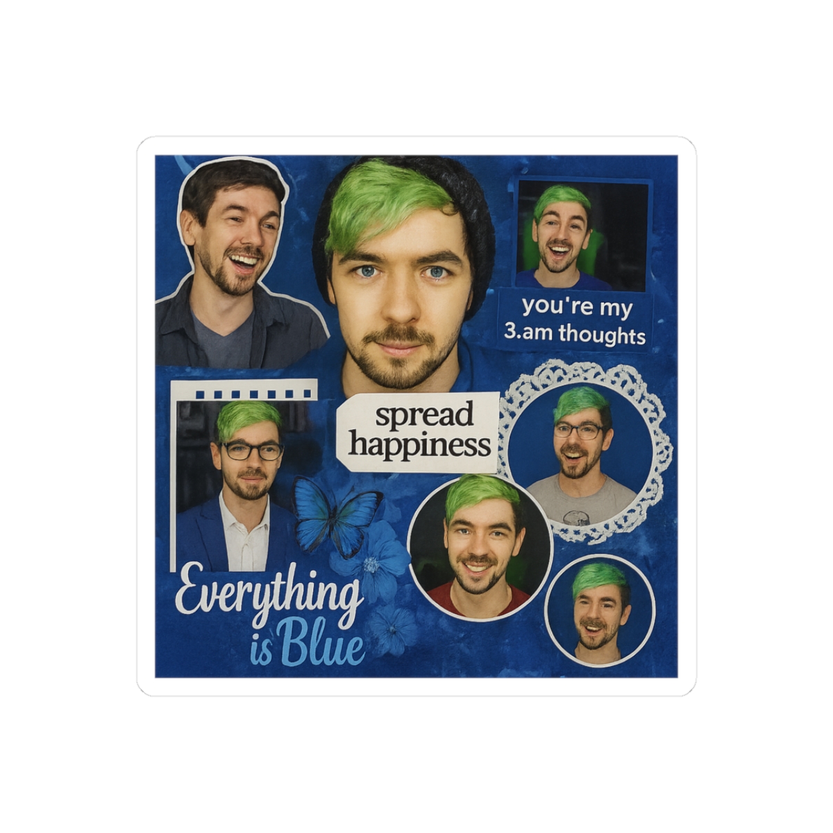 Everything is Blue Jacksepticeye Sticker