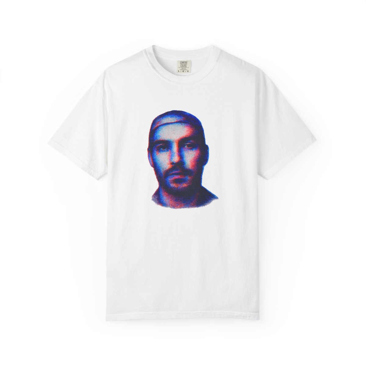 Cyber Glitch Distorted Face T-Shirt