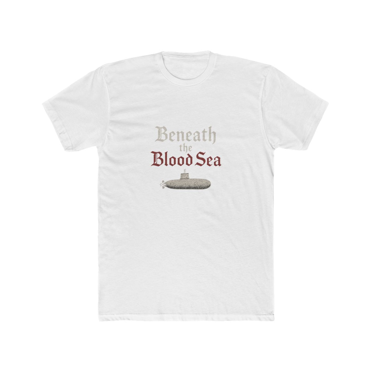 Beneath the Blood Sea Indie Horror Embroidered T-Shirt
