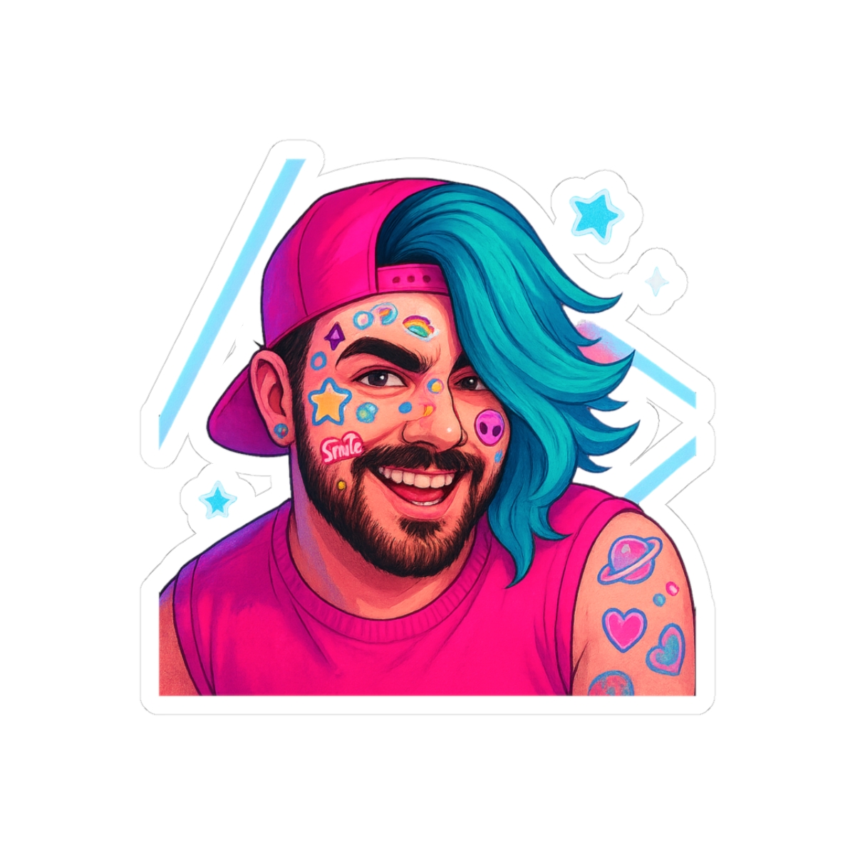 Livin' in the 80s Retro Nostalgia Sticker