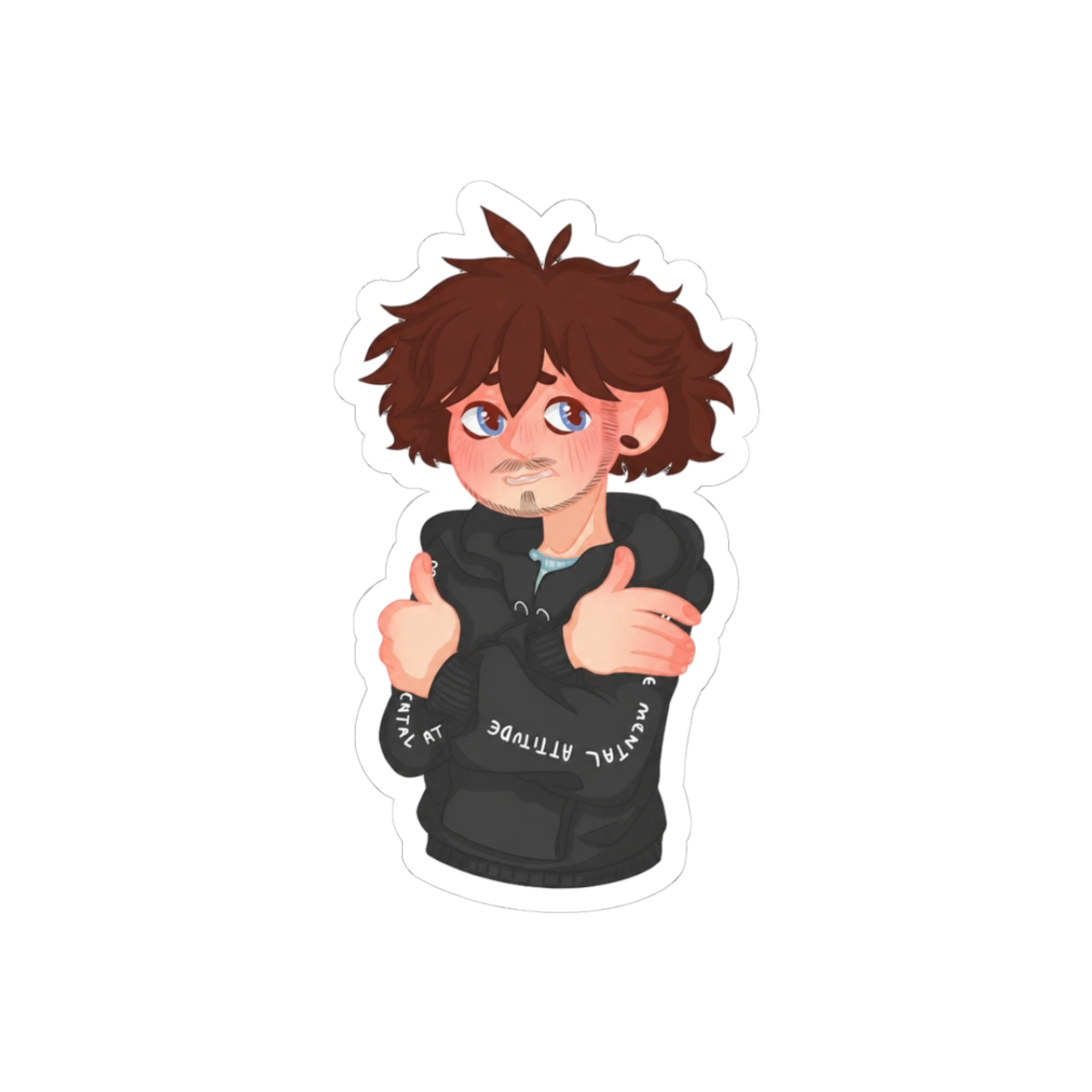 Jacksepticeye Embarrassed Sticker