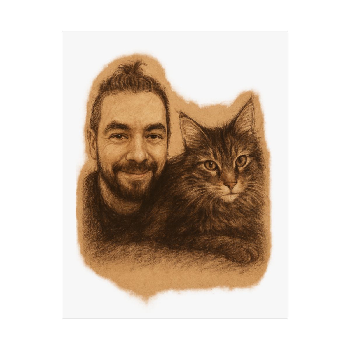 Jacksepticeye & BB Realistic Portrait Poster