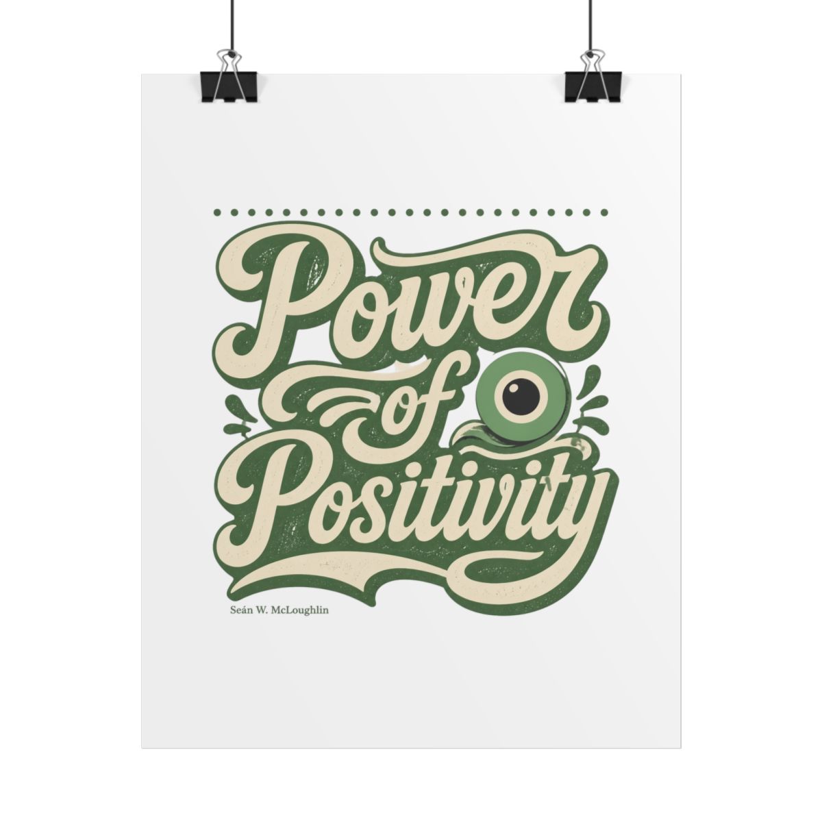Jacksepticeye "Power of Positivity" Poster